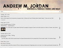 Tablet Screenshot of andrewmjordan.com